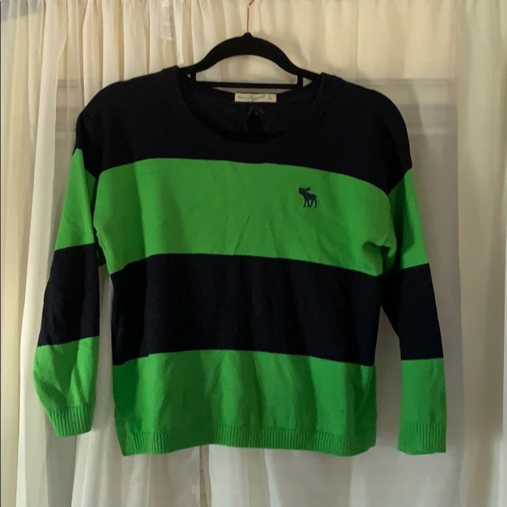 Abercrombie and Fitch Cropped Bow Sweater